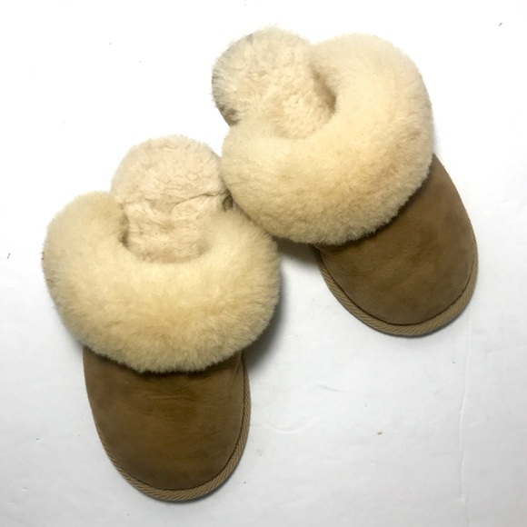 lands end shearling slippers